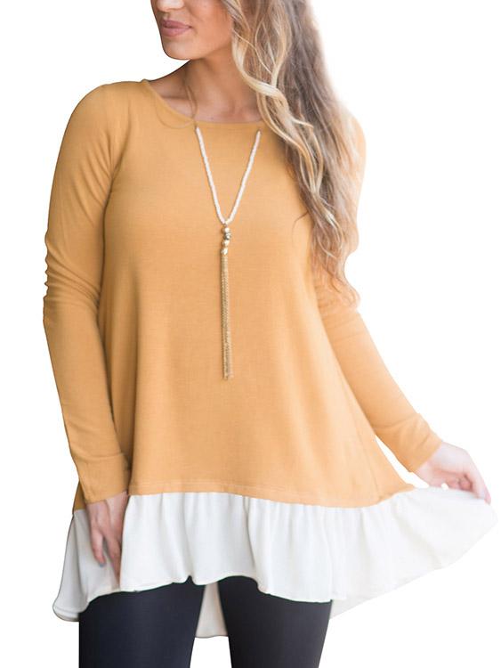 Ladies Yellow T-Shirts