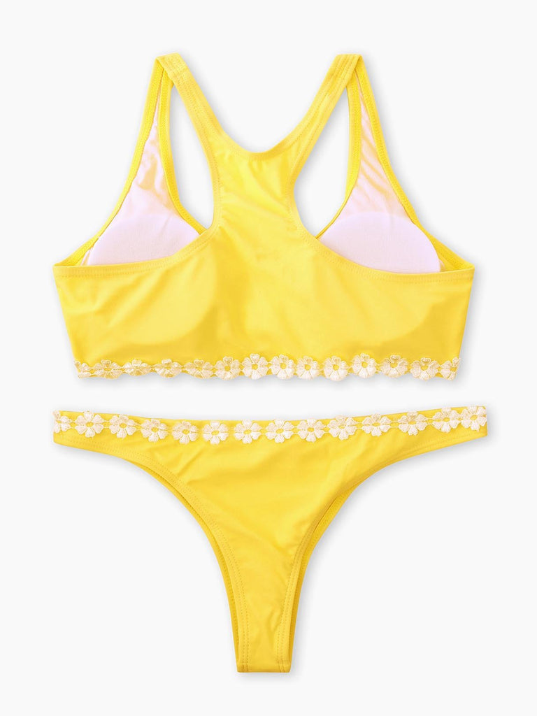 Womens Yellow Bikinis