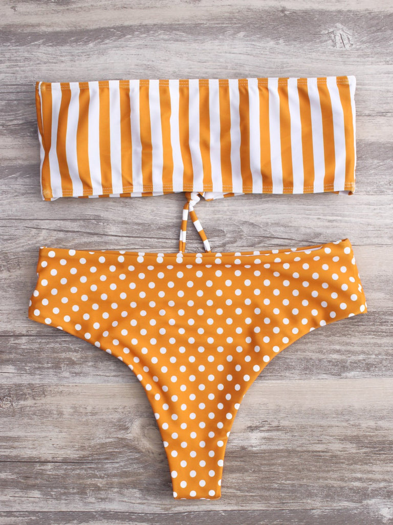 Womens Yellow Bikinis