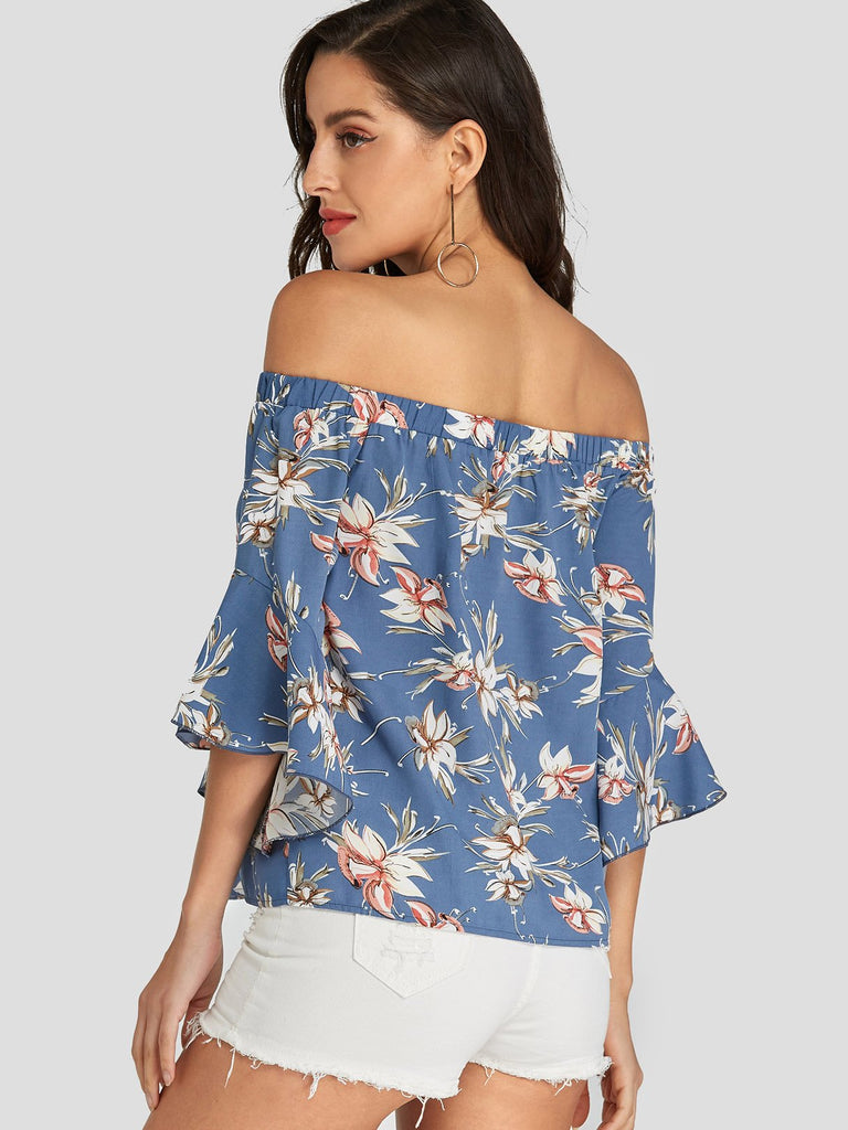 Ladies 3/4 Sleeve Blouses