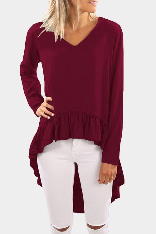 Ladies Long Sleeve Top