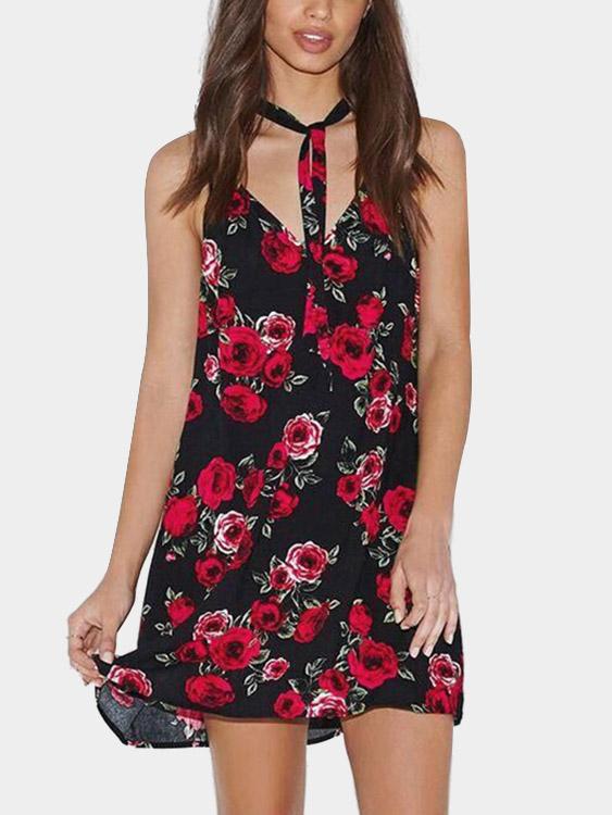 Womens Multi Floral Dresses