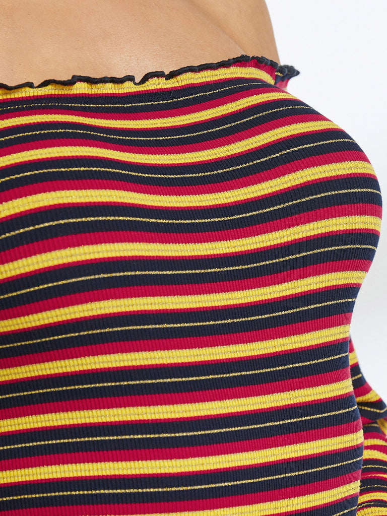 Red Cotton Shift Dress