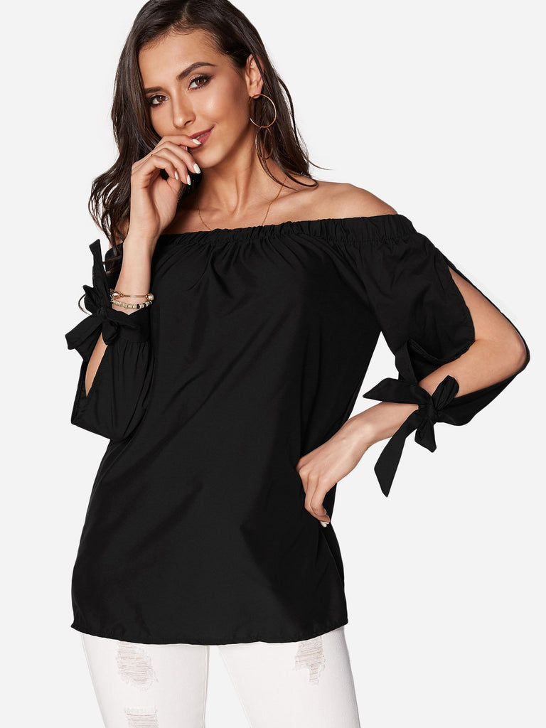 Ladies Black Blouses