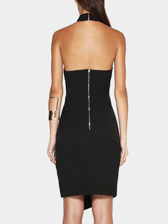 Womens Black Midi Dresses