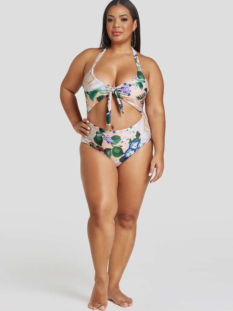 Womens Multi Plus Size Swimwear