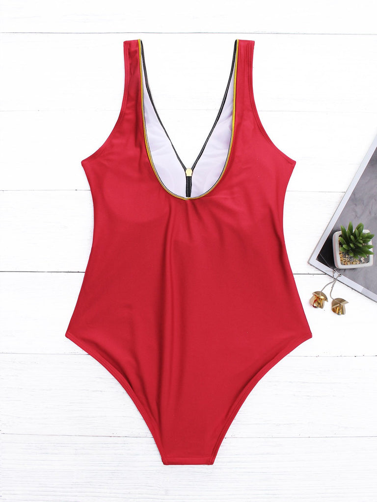 Womens Sleeveless One-Pieces Swimwear