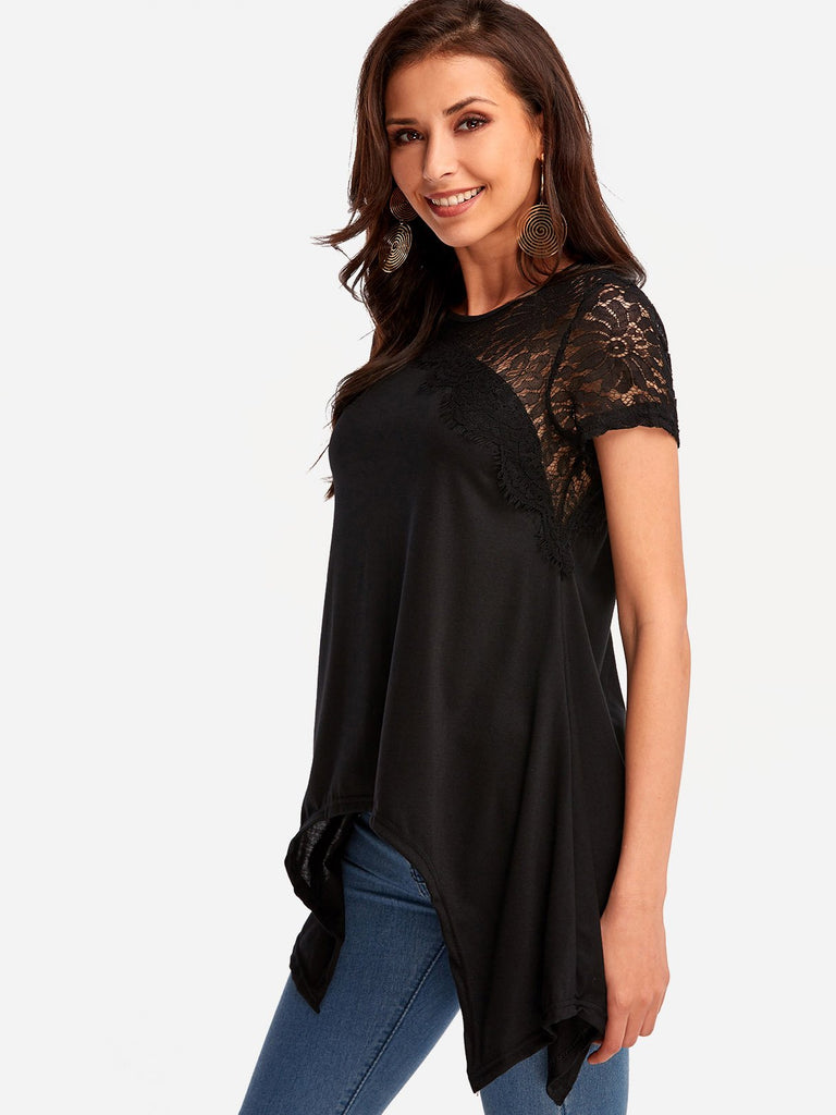 Ladies Black T-Shirts