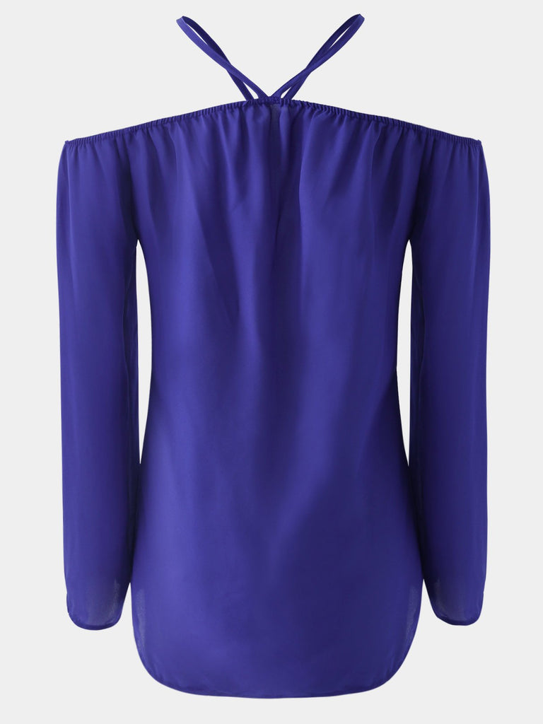 Ladies Navy Blouses