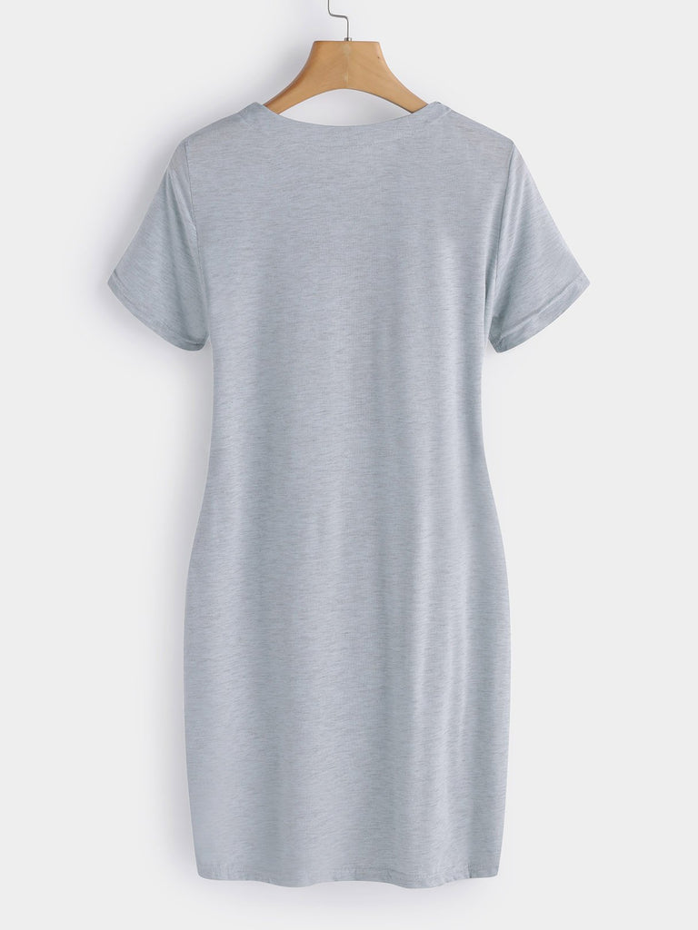 Womens Grey Mini Dresses