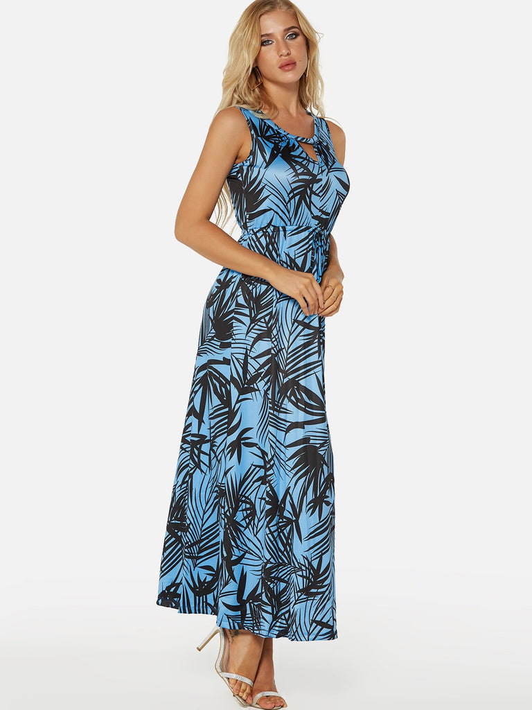 Ladies Sleeveless Maxi Dress