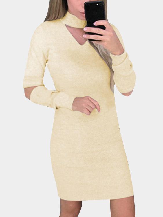 Womens Long Sleeve Casual Dresses