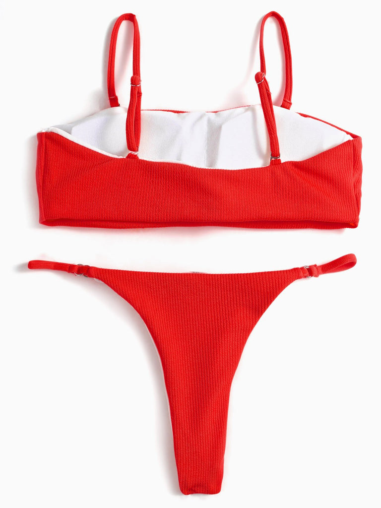 Womens Red Bikinis