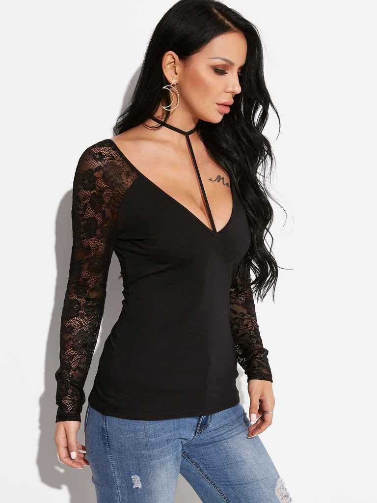 Ladies Black T-Shirts
