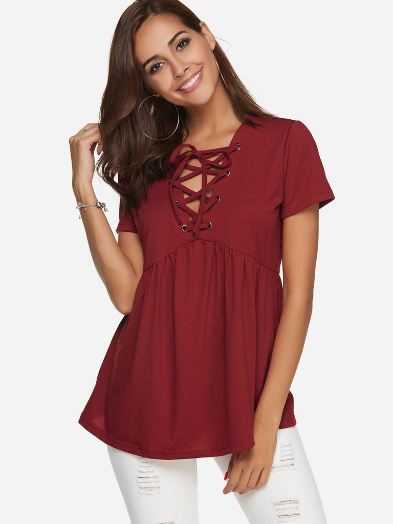 Ladies Red T-Shirts