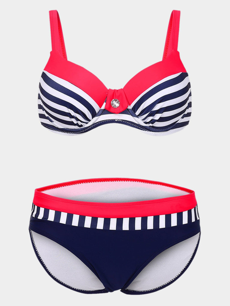 Padded Crop Top Bikini