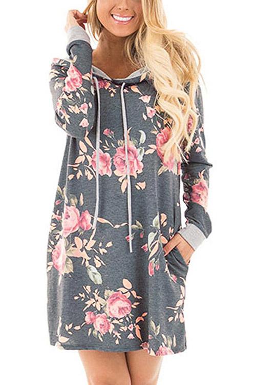 Womens Long Sleeve Mini Dresses