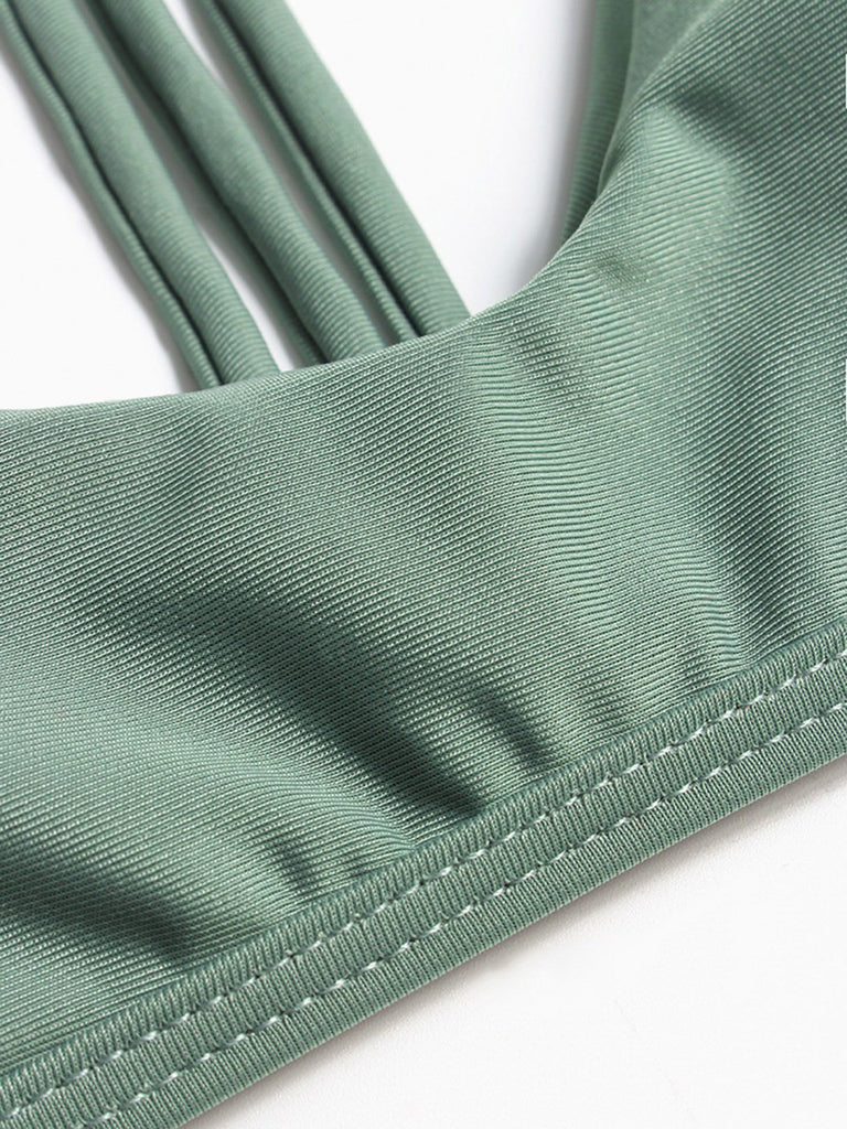 Ladies Green Bikinis