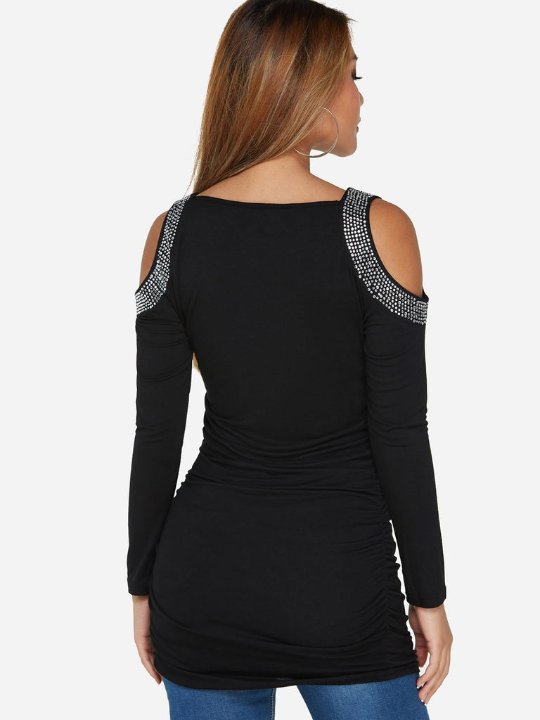 Womens Black T-Shirts