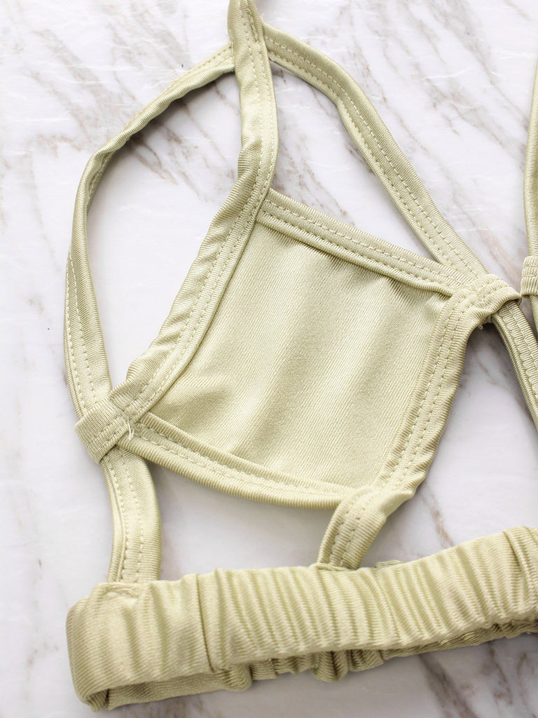 Ladies Beige Bikinis