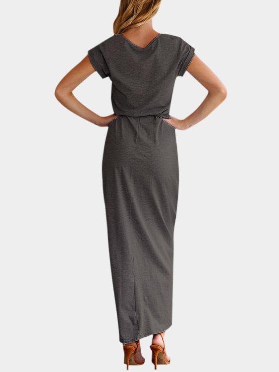 Womens Grey Maxi Dresses