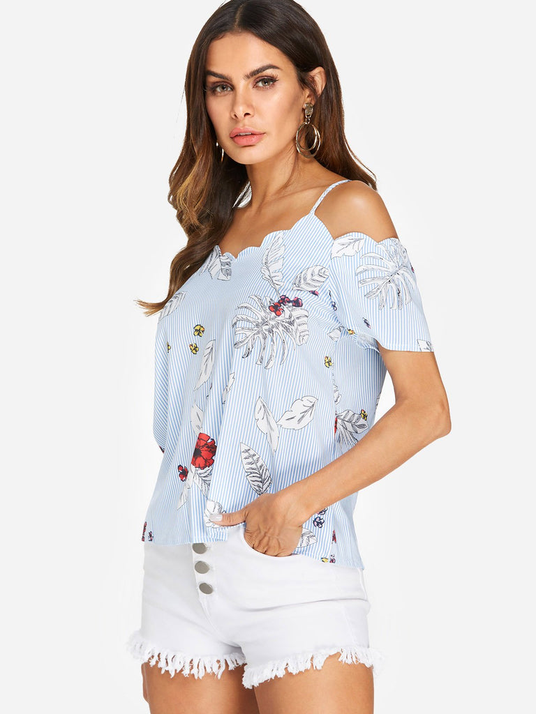 Ladies Blue Blouses