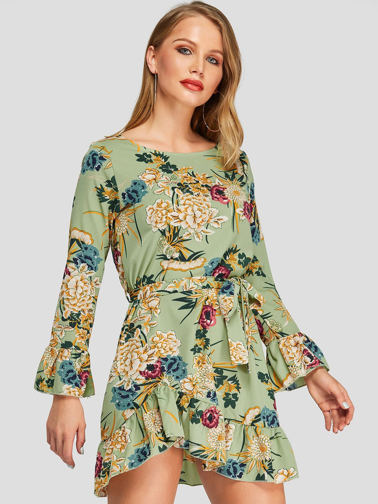Ladies Long Sleeve Mini Dresses