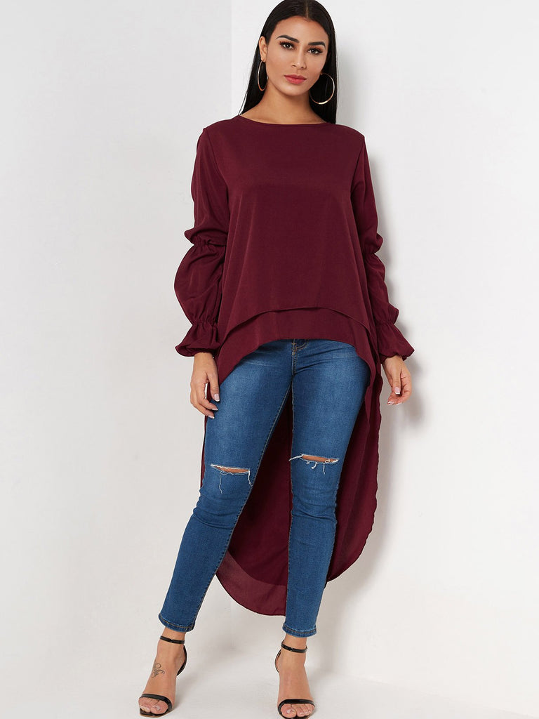 Ladies Burgundy T-Shirts