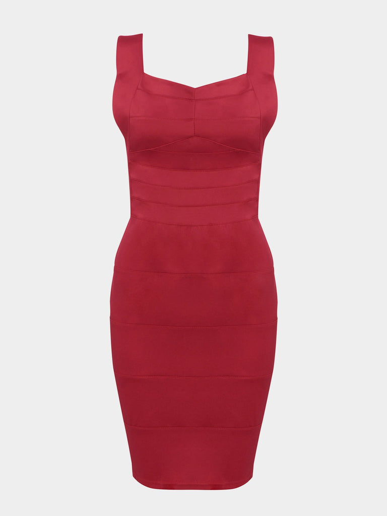 Red Sleeveless Mini Dress