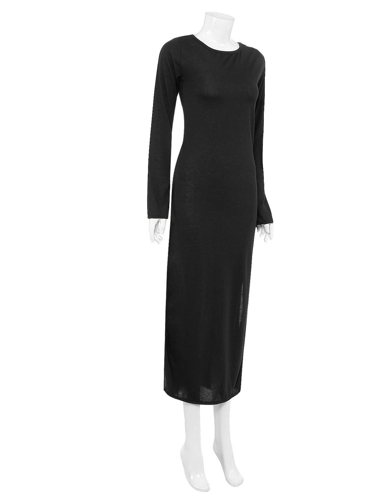 Womens Black Midi Dresses