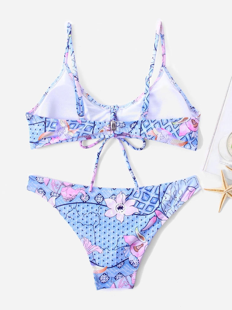 Womens Sky Blue Bikinis