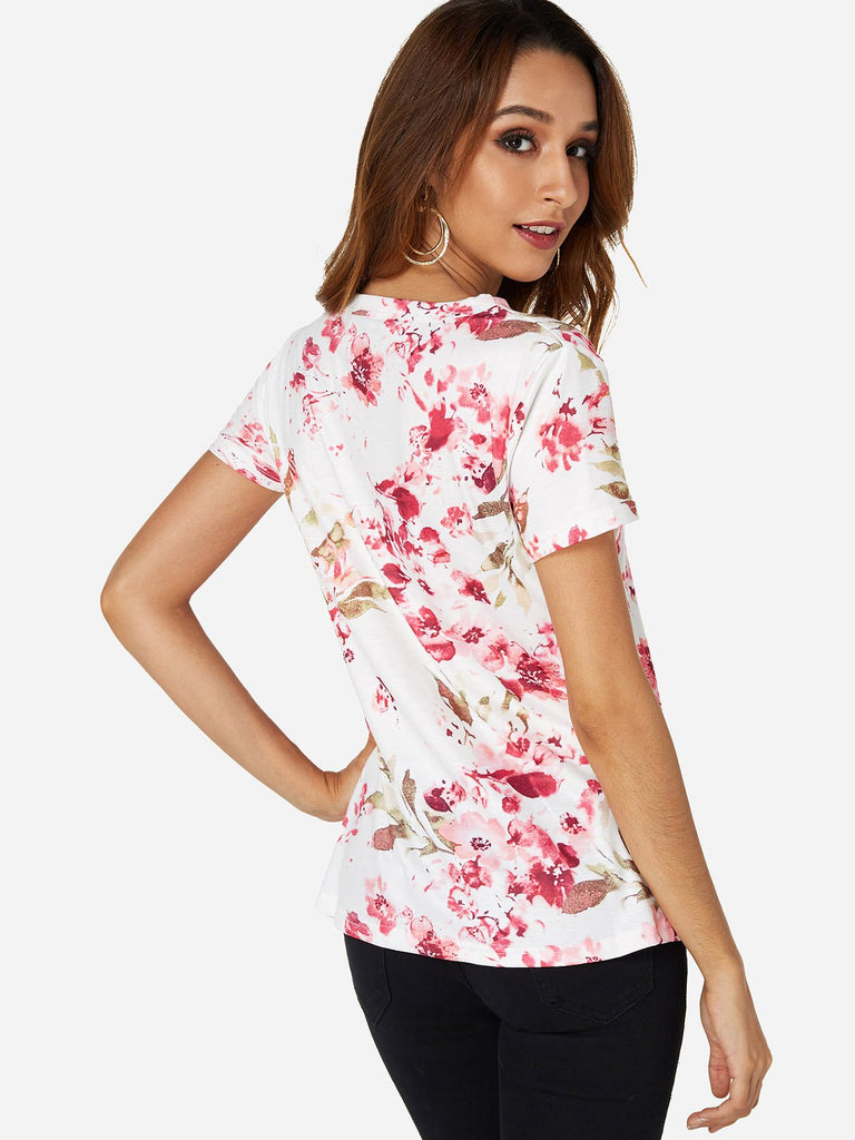 Womens White T-Shirts