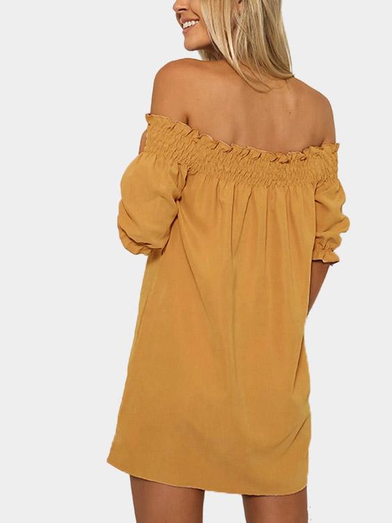 Womens Short Sleeve Mini Dresses