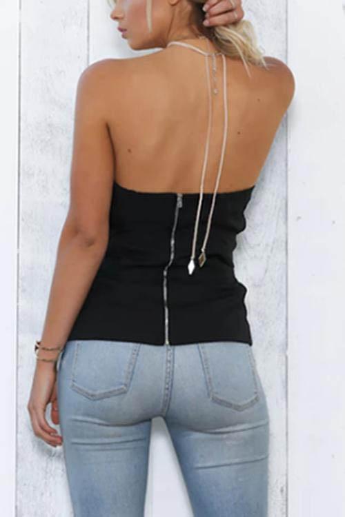 Womens Black Blouses