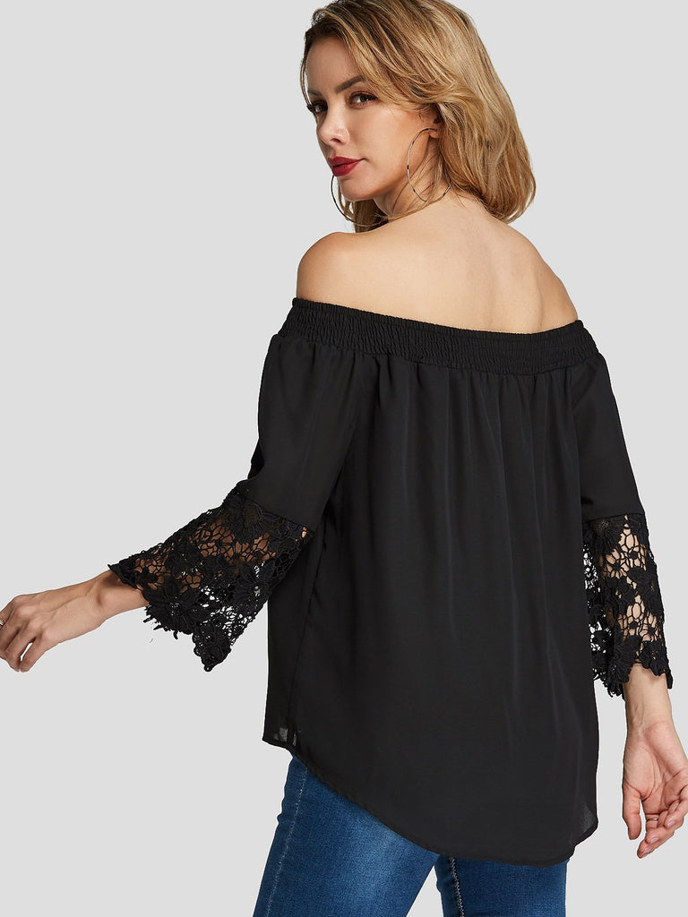 Ladies 3/4 Sleeve Blouses