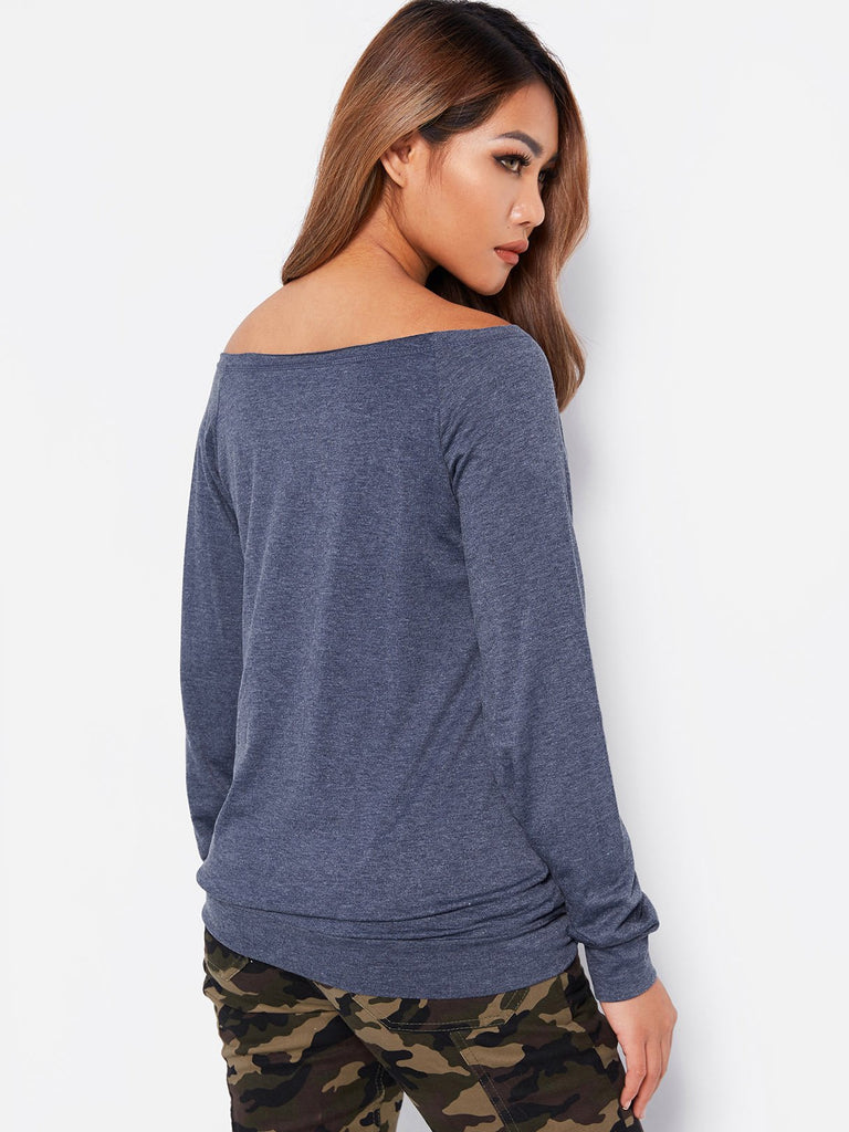 Womens Navy T-Shirts