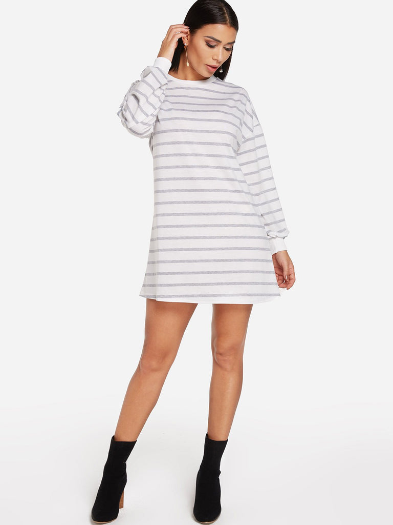 Womens Long Sleeve Shirt Dress