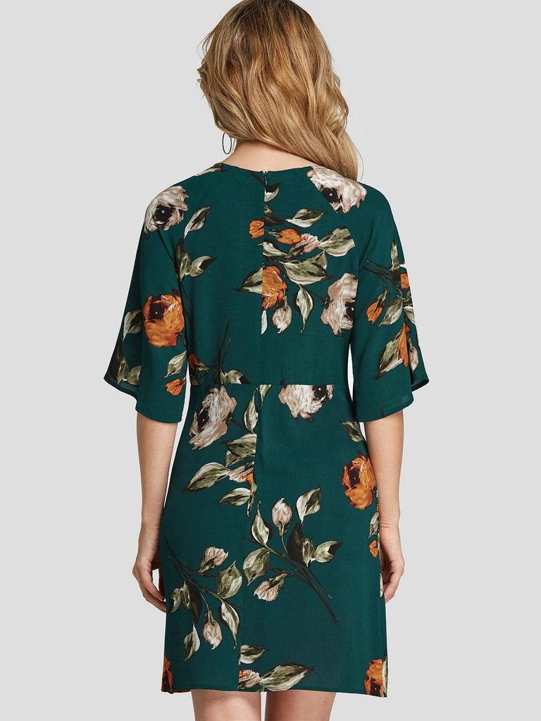 Ladies Half Sleeve Mini Dresses