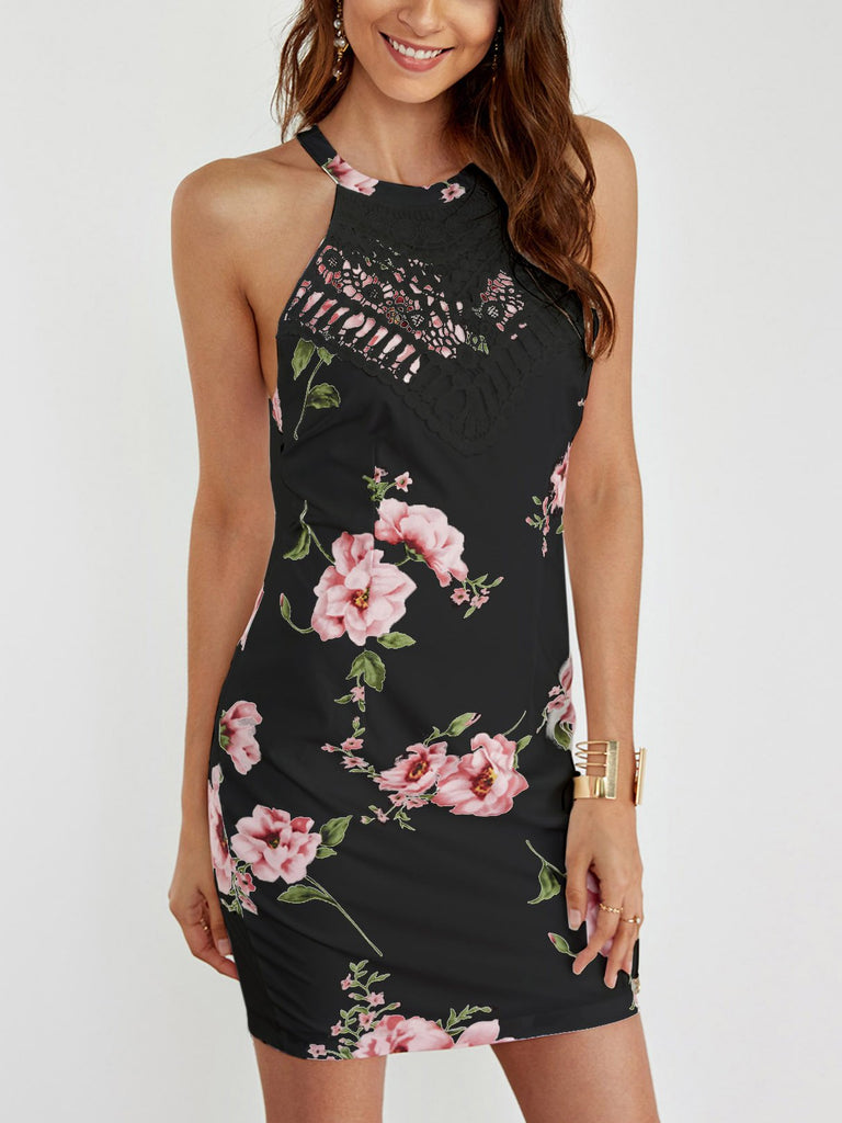 Velvet Wrap Bodycon Dress