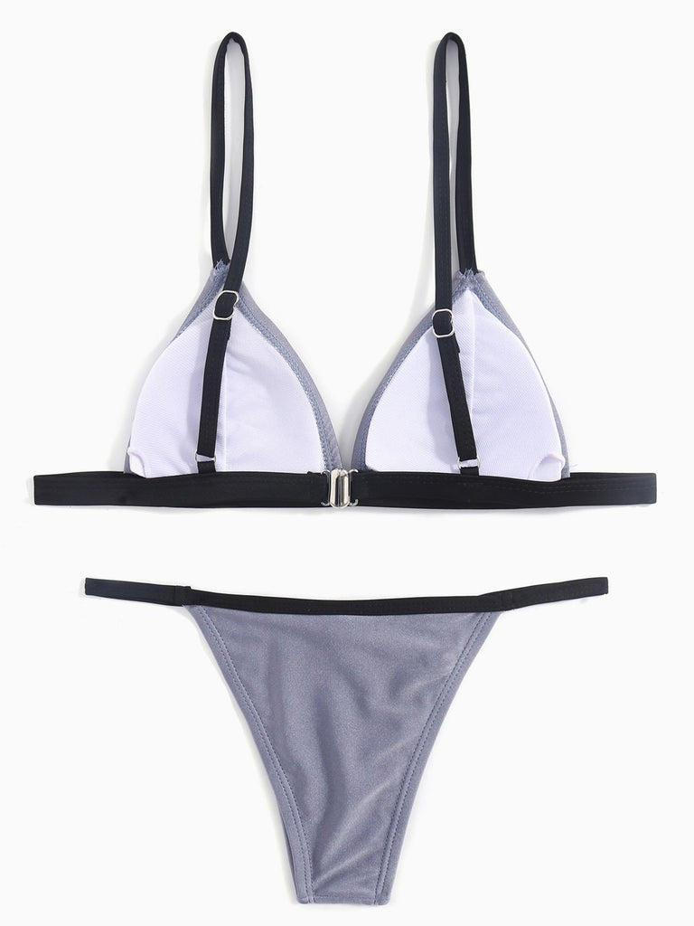 Womens Grey Bikinis
