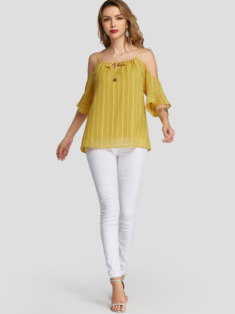 Womens Yellow Blouses