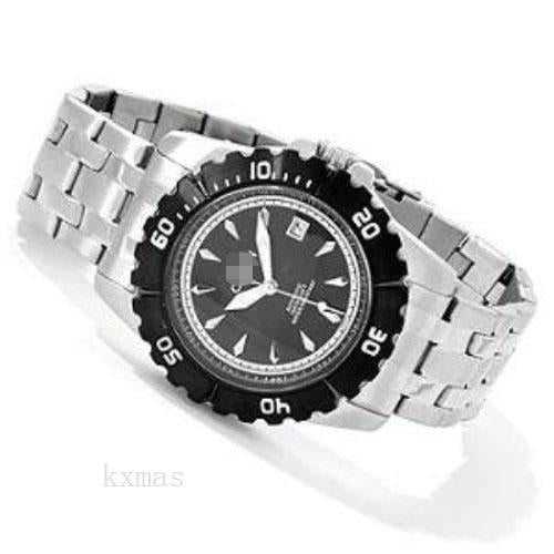 Affordable Stylish Stainless Steel 22 mm Watch Band Replacement CA301183SSBK_K0029944