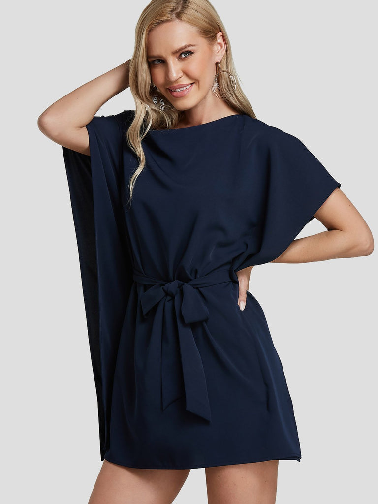 Ladies Navy Mini Dresses