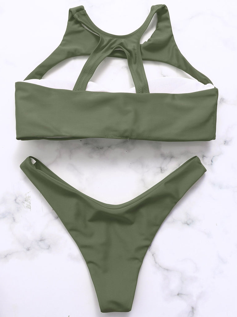 Womens Green Bikinis