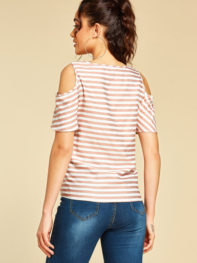 Ladies Short Sleeve Blouses