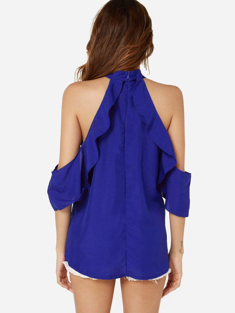 Womens Blue Blouses