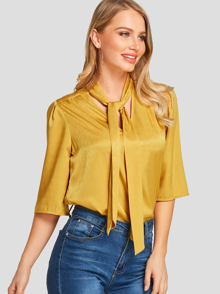 Ladies Yellow Blouses