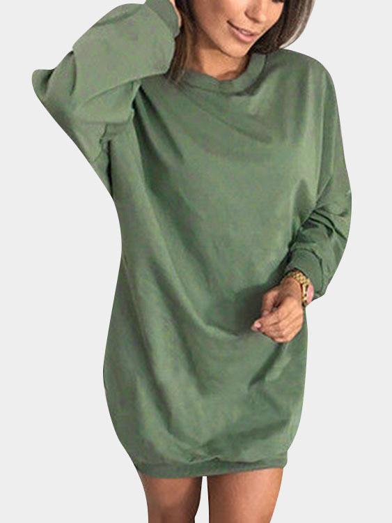 Womens Green Shirt Dresses