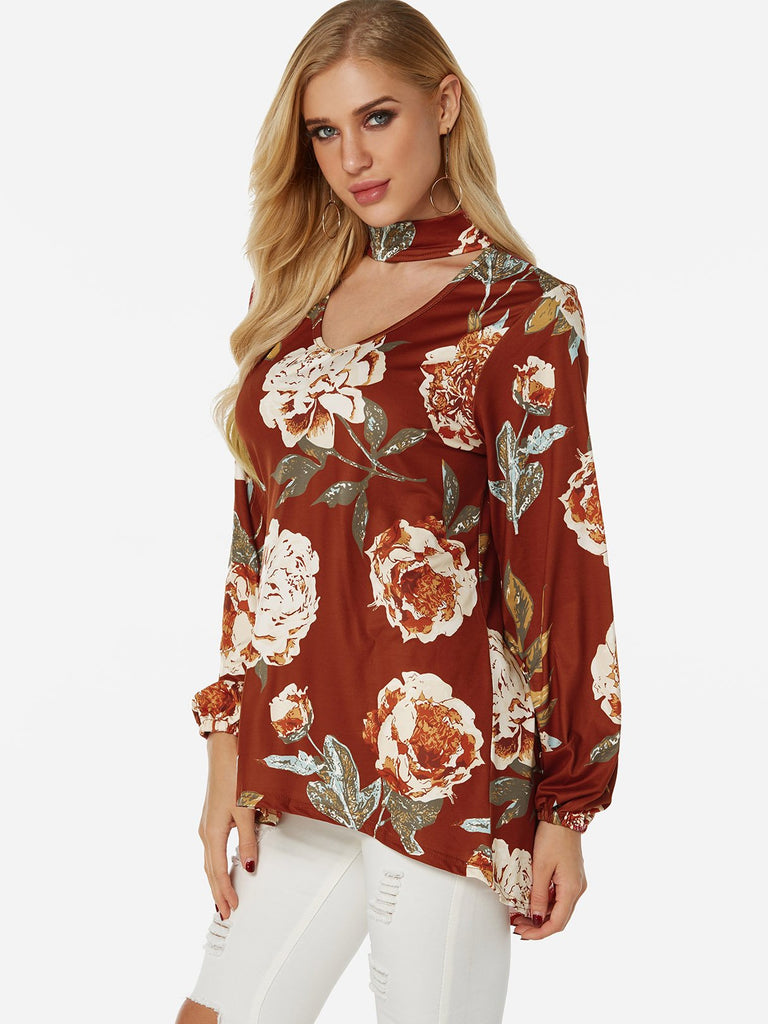 Ladies Burgundy Blouses