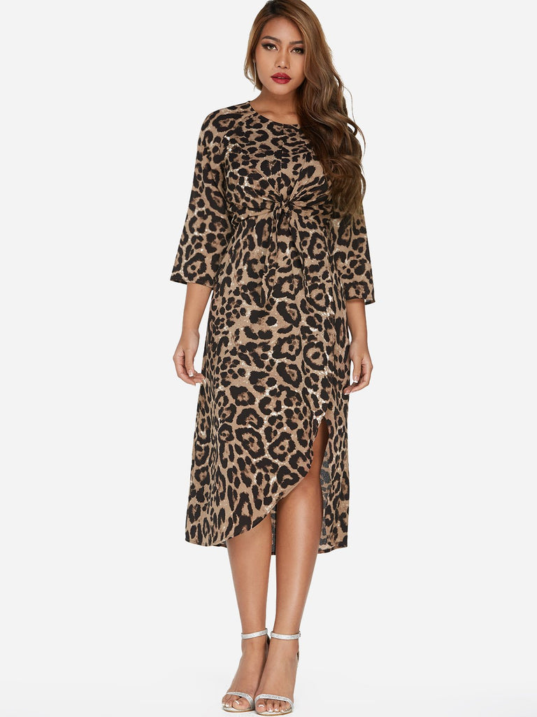 Green Velvet Wrap Dress
